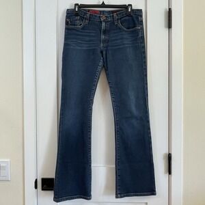 AG‎ Adriano Goldschmied 29 (31x30) MED Wash Angel Boot Cut Jeans USA made Cowboy